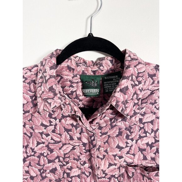 Northern Reflections button up long sleeved shirt with front pocket and … - Picture 3 of 3